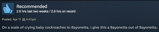 Illustration for article titled Bayonetta, As Told By Steam Reviews